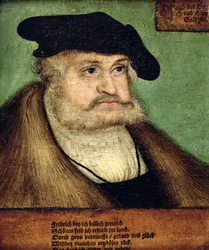 フリードリヒ3世の肖像画（1463-1525）ザクセン選挙人、1532年